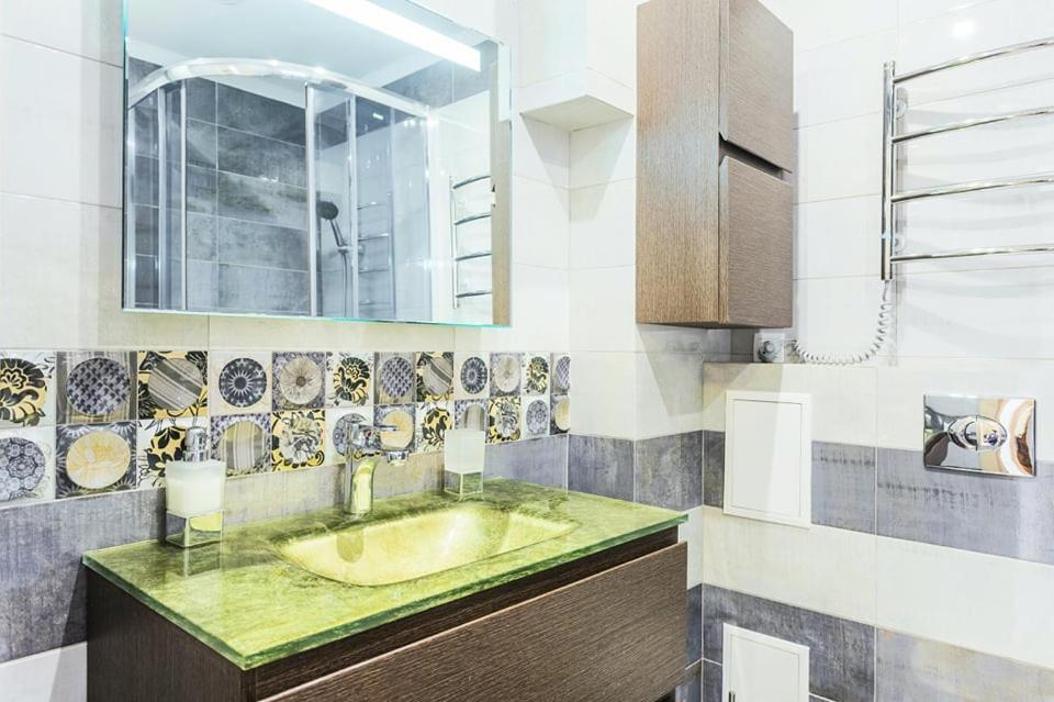 Панорамный Вид 15 Этаж. Набережная Днепра Kyiv Exterior foto