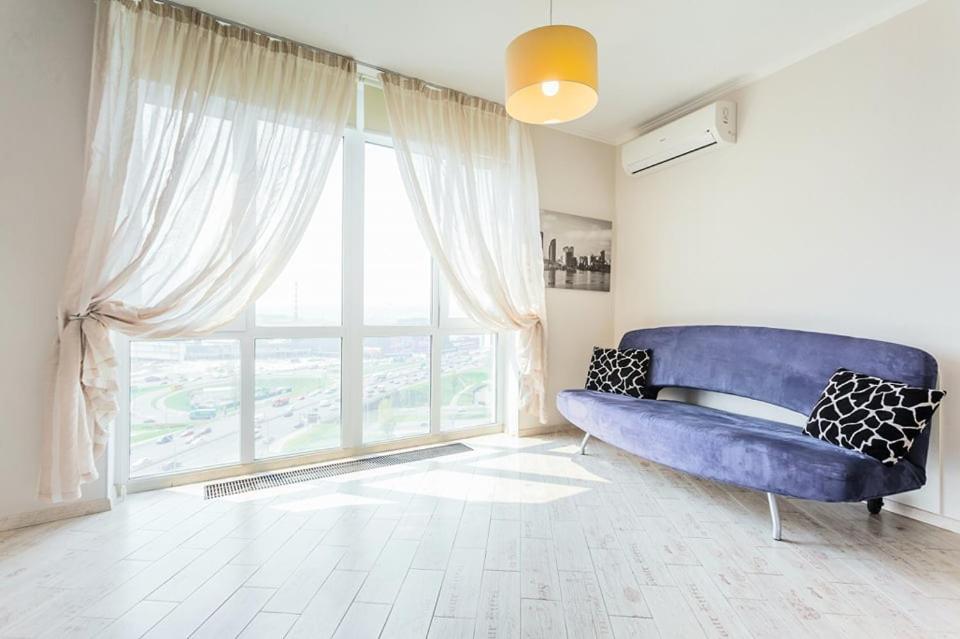 Панорамный Вид 15 Этаж. Набережная Днепра Kyiv Exterior foto